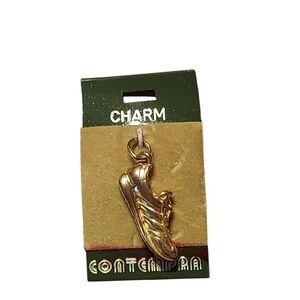 VTG Contempra Goldtone Shoe Charm